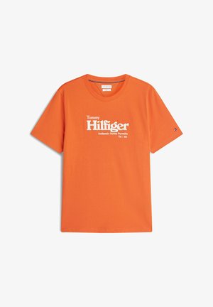 Tommy Hilfiger, T-shirt con stampa - brilliant orange