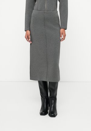 DAY Birger et Mikkelsen SUZIE - Saia evasé - medium grey melange