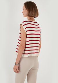 LELA Veste - ecru red