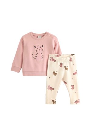 SET - AND JOGGERS - Sweatshirt - dusty pink