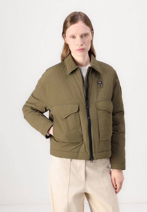 CLARENCE - Light jacket - verde militare2