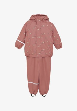 CeLaVi SET - ALL OVER - Pantalon de pluie - brick dust