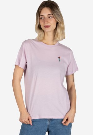 Iriedaily, IRIEDAILY T-SHIRT SEA RIOT - Print T-shirt - light mauve