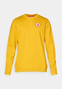 LOGO BADGE SWEATER  - Melegítőfelső - mustard yellow