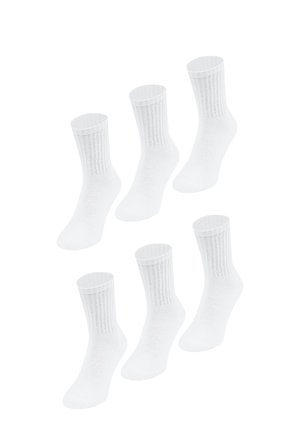 JAKO 6ER PACK GEPOLSTERTE FERSEN- UND ZEHENBEREICH - Sports socks - weiß