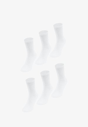JAKO 6ER PACK GEPOLSTERTE FERSEN- UND ZEHENBEREICH - Sports socks - weiß
