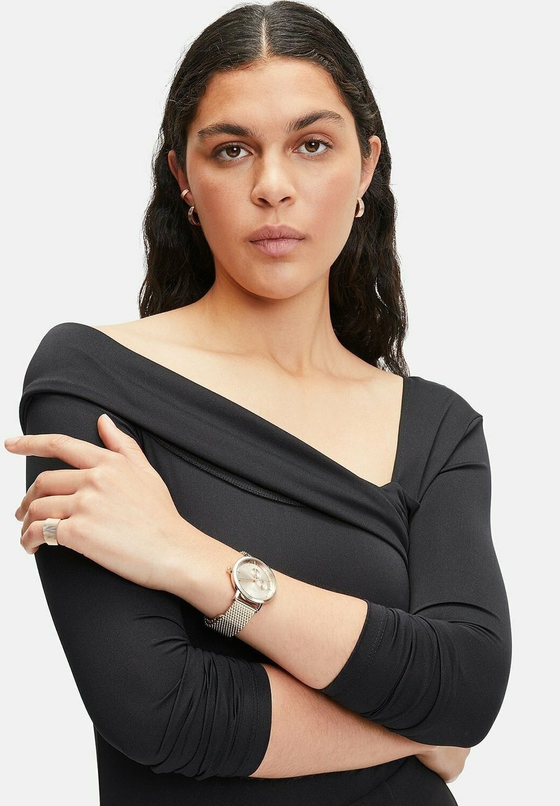 Liebeskind Bracciale In Acciaio Inossidabile Lucidato – Gioiello Minimal Uomo/Donna, Diametro 6,4 Cm