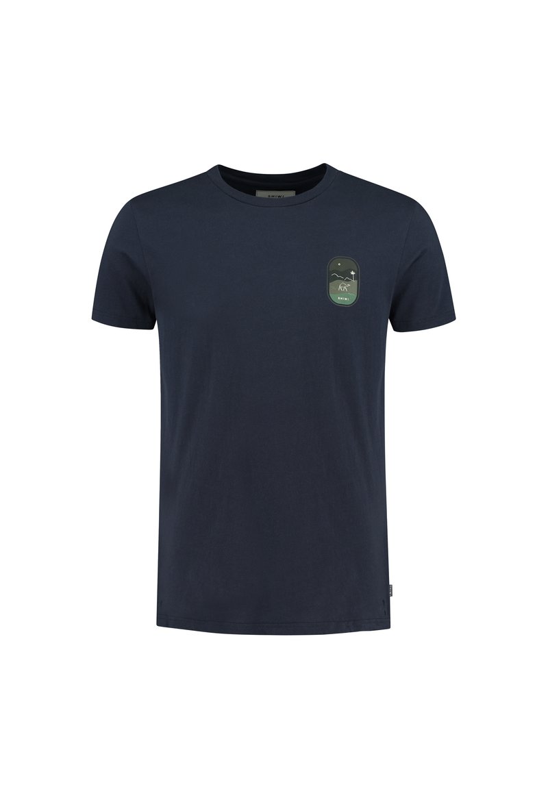 Herren T-Shirts basic | Shiwi SAHARA T-Shirt print dusty antracite grey/anthrazit - GF34289 Herren T-Shirts basic | Shiwi SAHARA T-Shirt print dusty antracite grey/anthrazit - GF34289