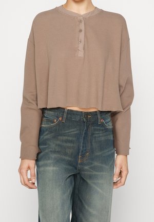 Long sleeved top - light brown