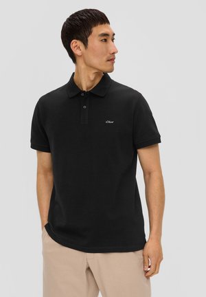 MIT LOGO-STICKEREI - Poloshirt - schwarz