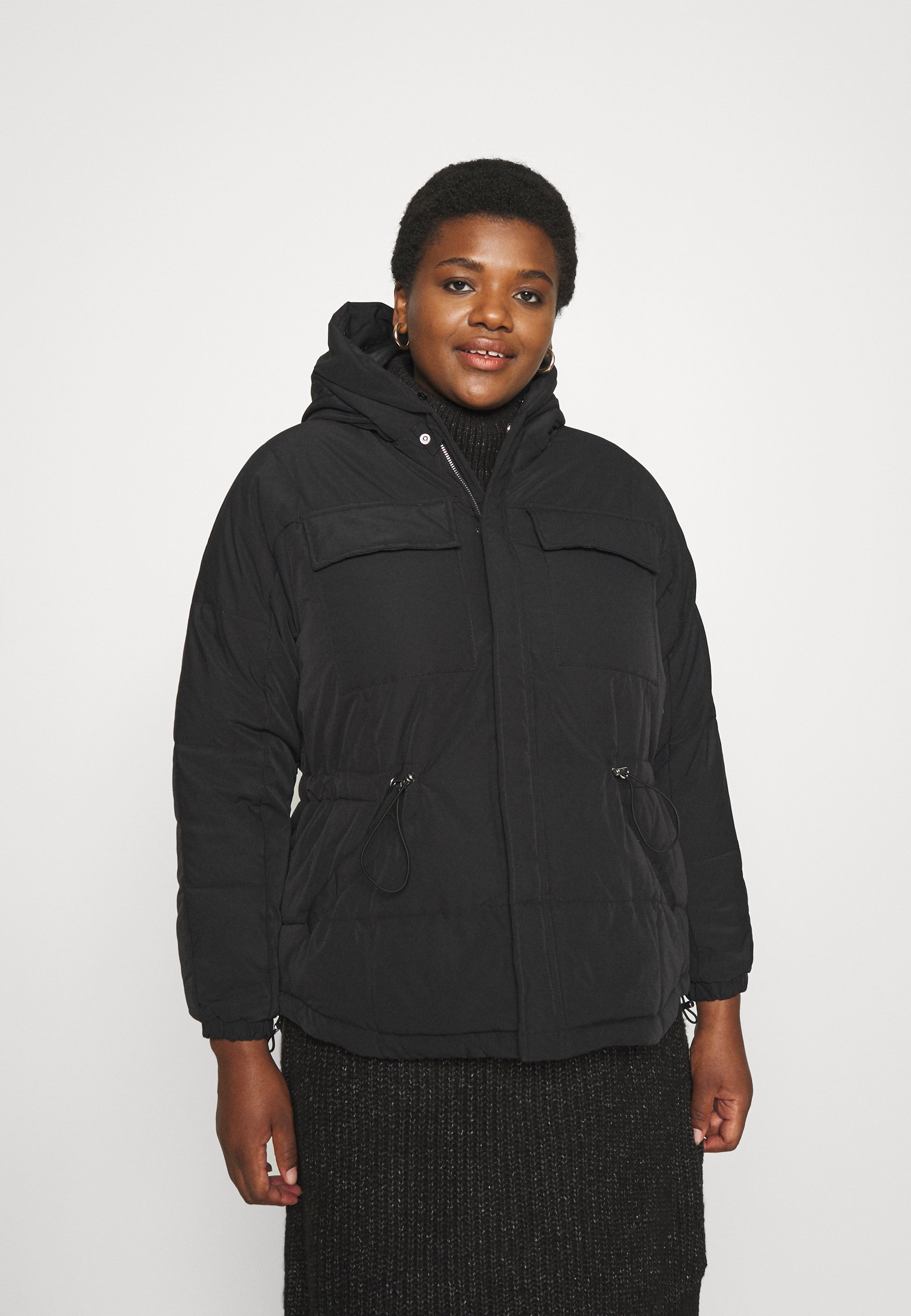 Donna SHORT DIP HEM - Parka Donna SHORT DIP HEM - Parka