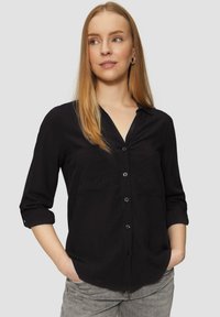 QS Hemdbluse - schwarz