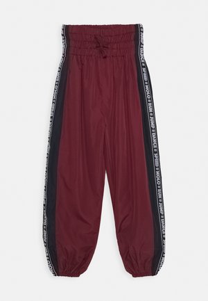ORLI - Tracksuit bottoms - bordeaux, dark blue