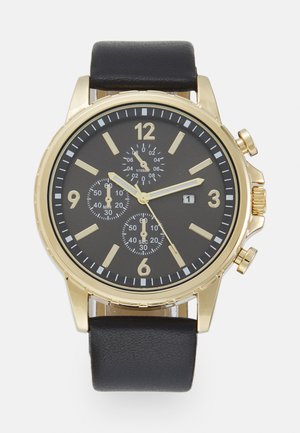 UNISEX - Chronograaf - black/gold-coloured