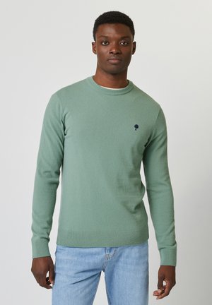 Strickpullover - vert