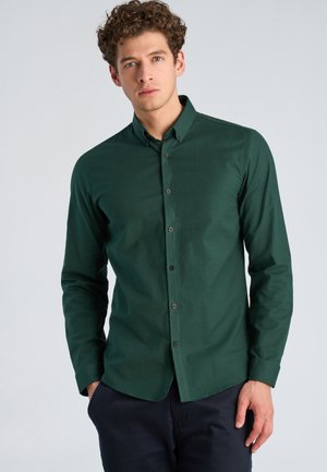 Lindbergh, OXFORD SUPERFLEX SHIRT L/S - Chemise - dk green mix