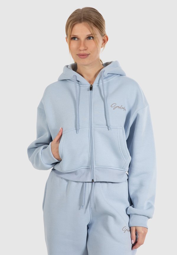 Sweatjacke - hellblau