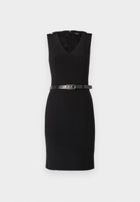 MASHA BELTED DRESS - Denné šaty - jet black