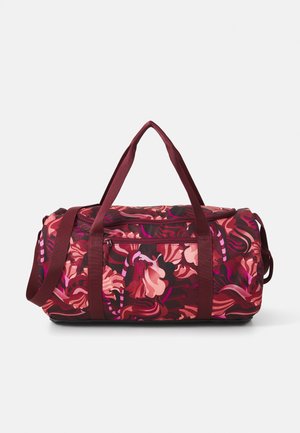 FLORAL BARREL BAG - Sporttas - ruby shimmer/poised pink