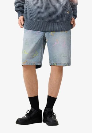 Evisu, SHORTS - Shorts di jeans - blue