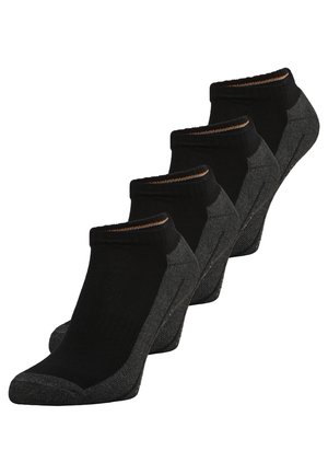 SNEAKER 4 PACK - Füßlinge - black
