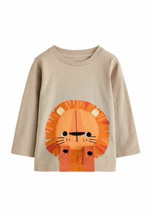 INTERACTIVE REGULAR FIT - Pitkähihainen paita - natural lion