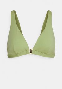 Seafolly BELIZE LONGLINE - Parte de cima de biquíni - green tea