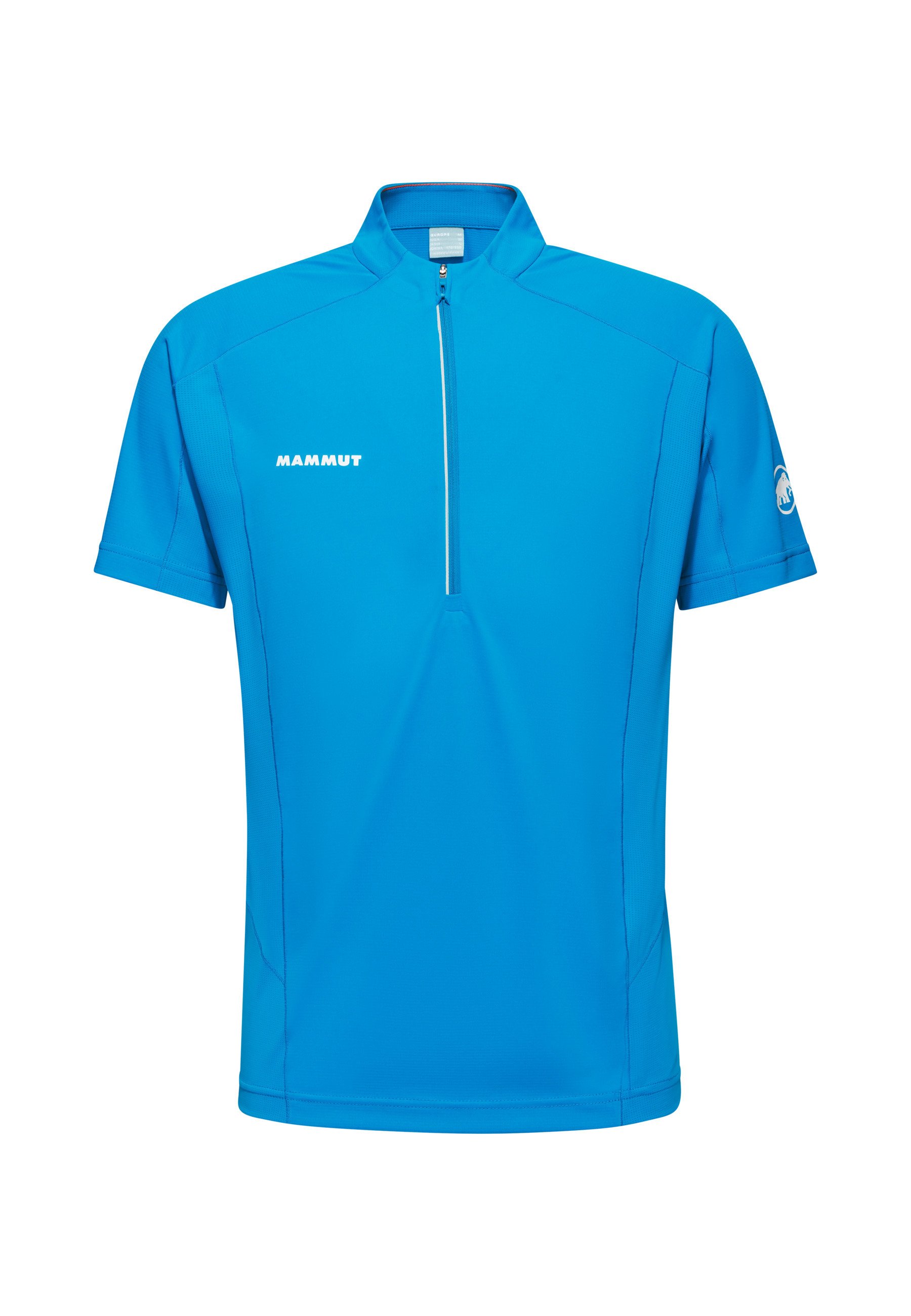 ウェア MAMMUT Primaloft Comfort Zip T-Shirt Mammut AENERGY FL HALF ZIP - Sports T-shirt - glacier blue/blue