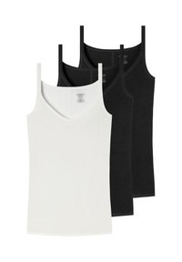 Non sélectionné, schwarz   creme