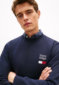 Tommy Hilfiger FLAG - Felpa - desert sky