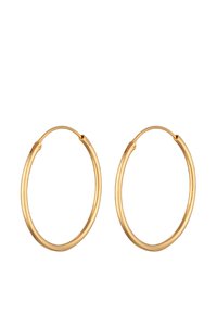BASIC HOOPS ROUND - Korvakorut - gold-coloured