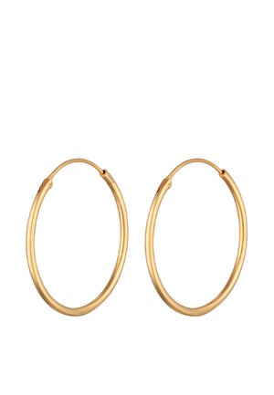 BASIC HOOPS ROUND - Orecchini - gold-coloured