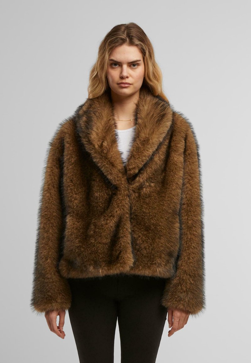 Urban Classics Winterjacke - brown black