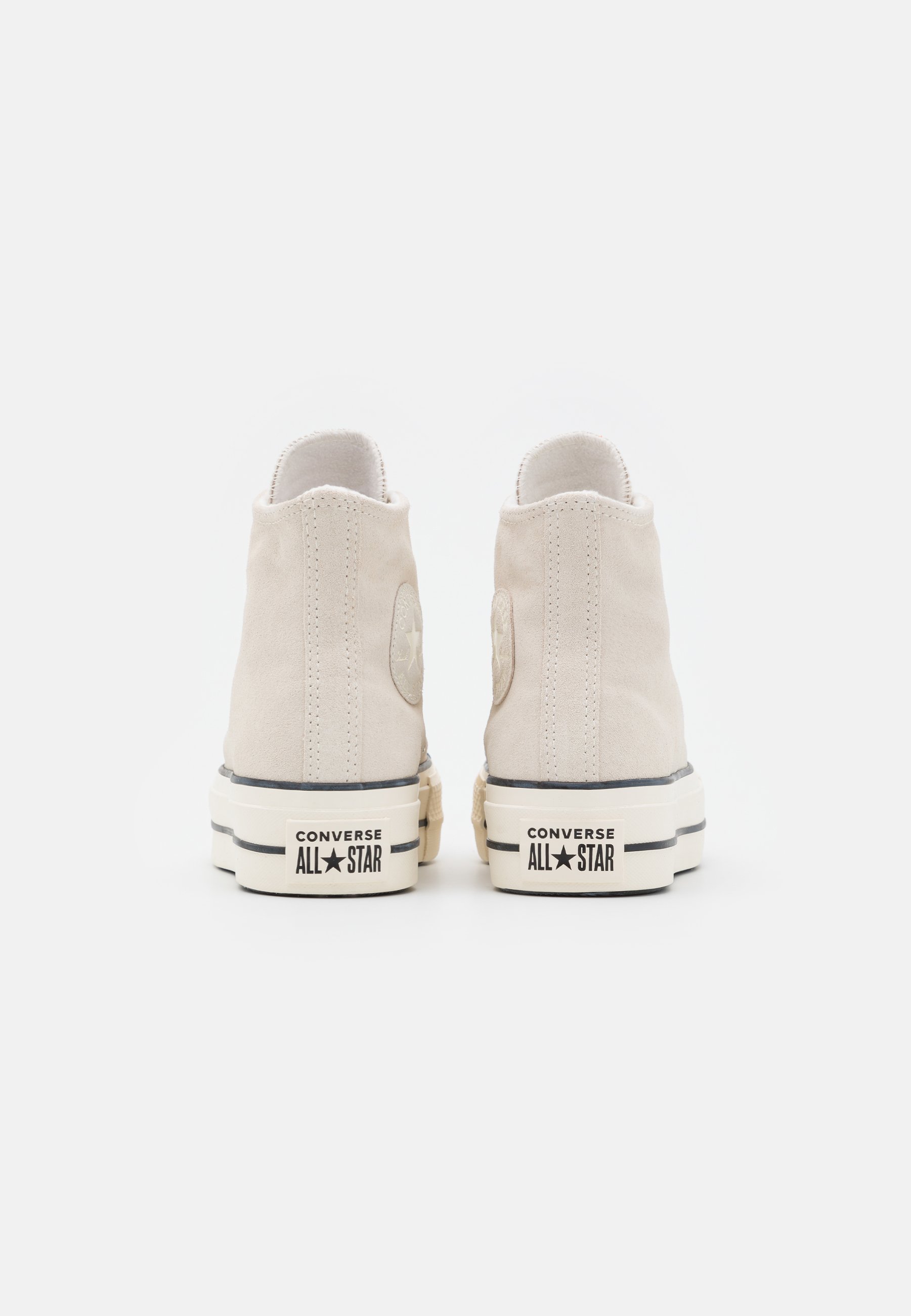 Converse CHUCK TAYLOR ALL STAR LINED PLATFORM - High-top trainers -  egret/black/beige - Zalando.de