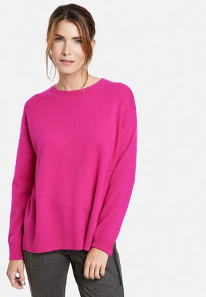 LANGARM RUNDHALS - Jumper - hot pink