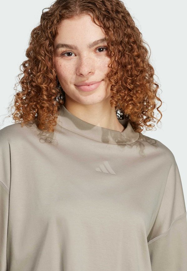 CITY ESCAPE LOOSE TEE - Long sleeved top - putty beige2
