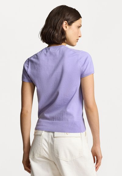 Polo Ralph Lauren PIMA COTTON SHORT SLEEVE PULLOVER - Navadna majica - lavender