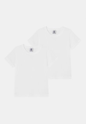 TEE 2 PACK UNISEX - T-shirts - white