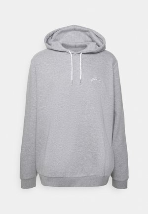 Felpa con cappuccio - mottled grey