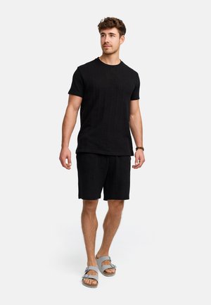 INDICODE JEANS, SET GELO - T-shirts basic - black
