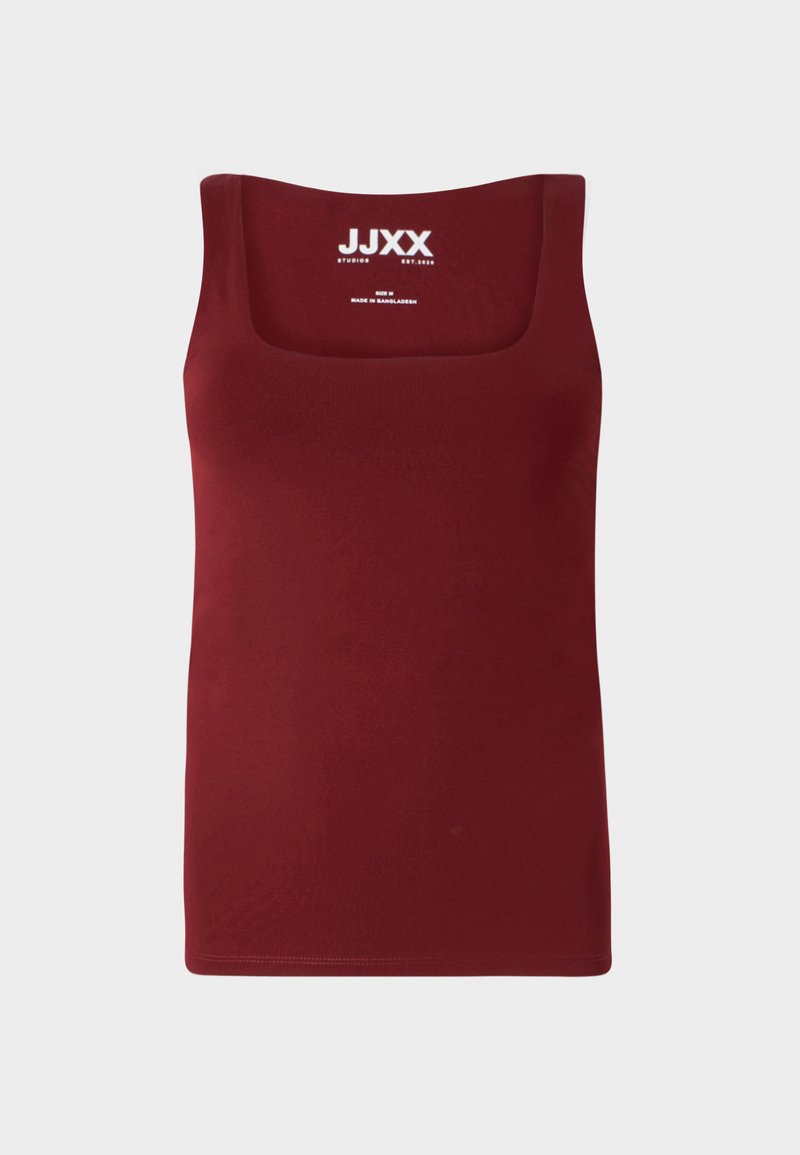 JJXX Top donkerrood