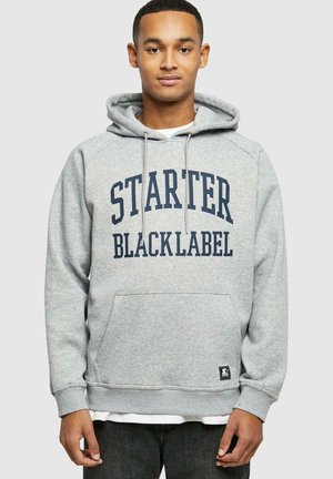 Starter LABEL RAGLAN  - Hoodie - heathergrey