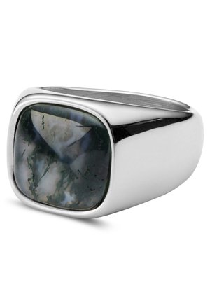 LEN - Ring - green steel