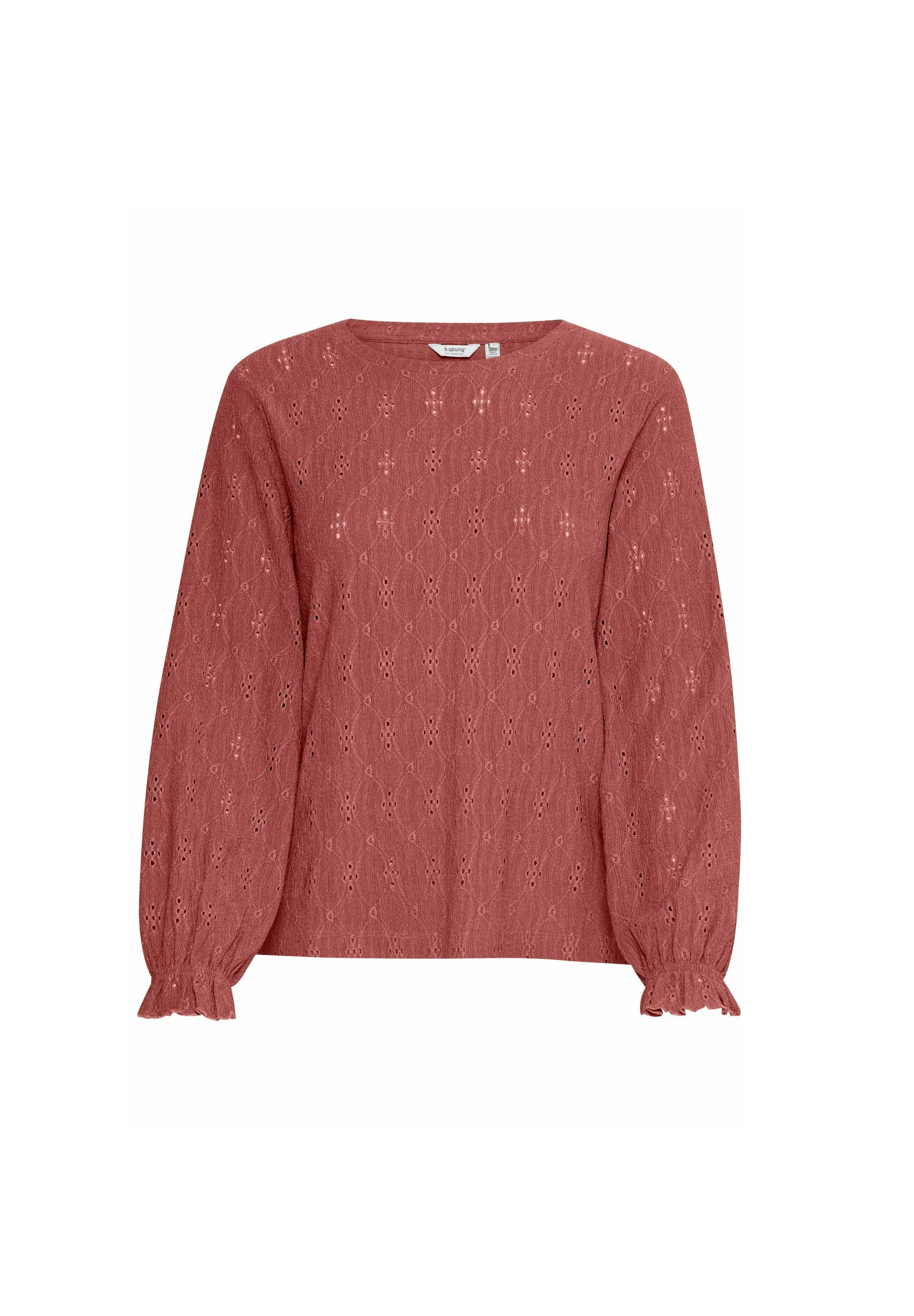 売れ筋商品|||ビーヤング シャツ レディース トップス BYSILVA ONECK BLOUSE - Blouse - roan rouge b.young BYSILVA ONECK BLOUSE - Blouse - roan rouge