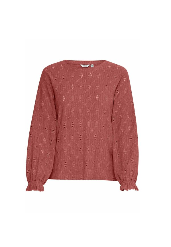 BYSILVA ONECK BLOUSE - Blouse - roan rouge3