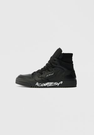 3.0 OFF COURT COURTESY - Magas szárú sneakerek - black/white