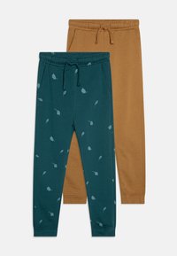 Friboo Tepláky - light brown/dark green