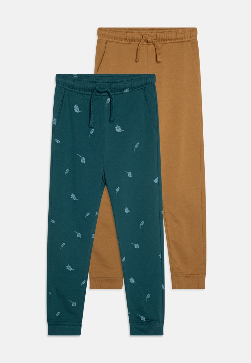 Friboo Tepláky - light brown/dark green