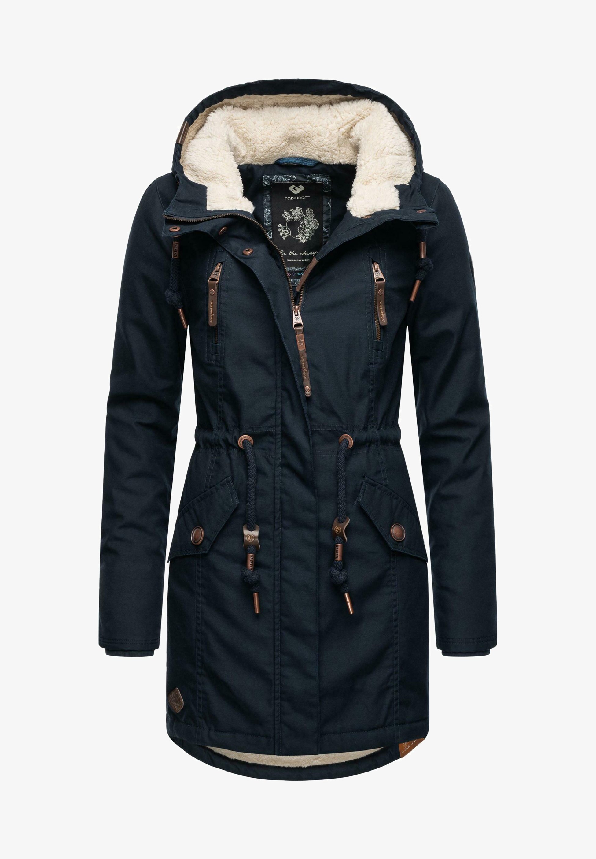 Parka Wintermantel Warm Gefüttert Damen Daunenmantel