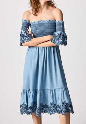 Maxikjoler - light-blue denim